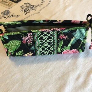 Vera Bradley small bow cosmetic bag